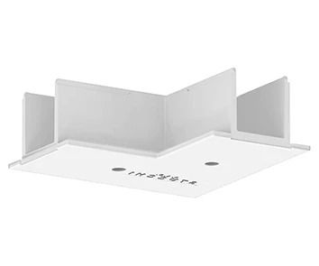 Performance in Lighting Onderdeel | OTR RECESS COVER L-FEED S-9011-R/6-W-Afdekking voor L-voeding inbouw r | 310687