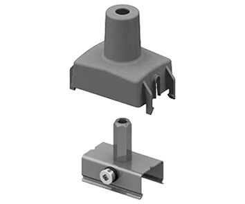 Performance in Lighting Onderdeel | OTR CLAMP M6 GRIPPER+COVER S-9000-P2-G-Beugel met M6-draadmoer + plast | 310735