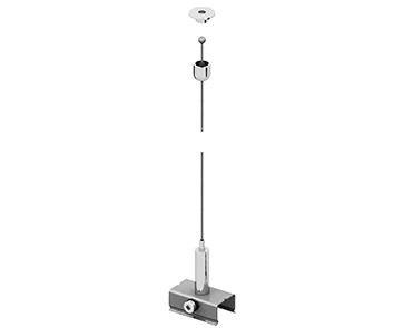 Performance in Lighting Onderdeel | OTR SUSP KIT 1,5M CABLE 9000-KIT4-1,5-Bolvormige metalen rozet met gat | 310801