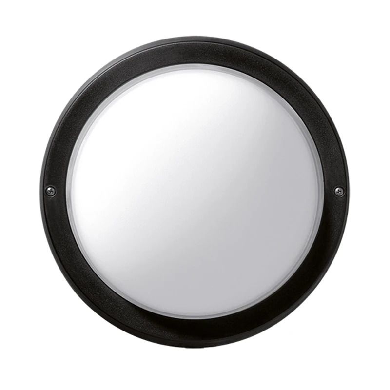 Performance in Lighting LED Opbouwarmatuur Ø241mm | 1X E27 Max 15W  | IP44 Zwart