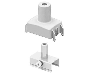Performance in Lighting Onderdeel | OTR CLAMP M6 GRIPPER+COVER S-9000-P2-W-Beugel met M6-draadmoer + plast | 310736