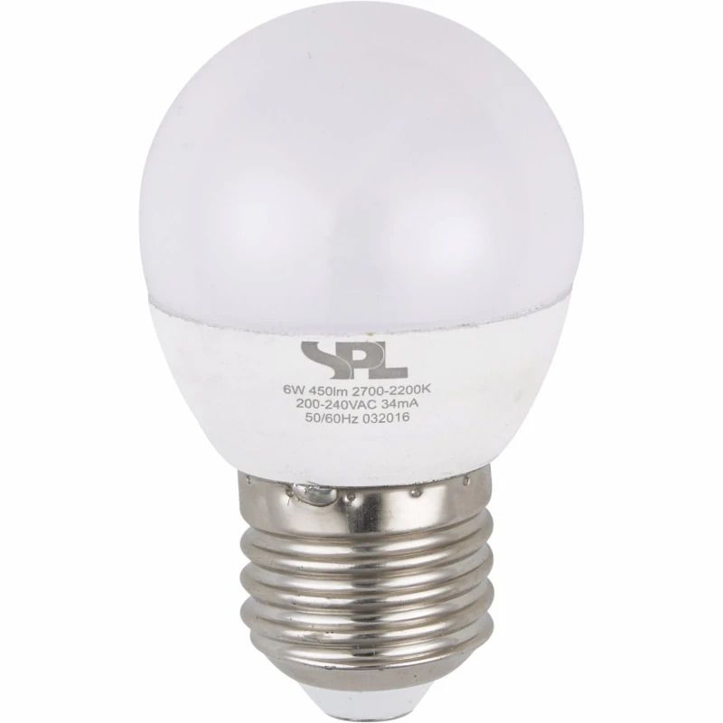 SPL E27 LED Kogellamp | 4W 2200K/2700K 220V/240V 922/927 | 200° Dimbaar