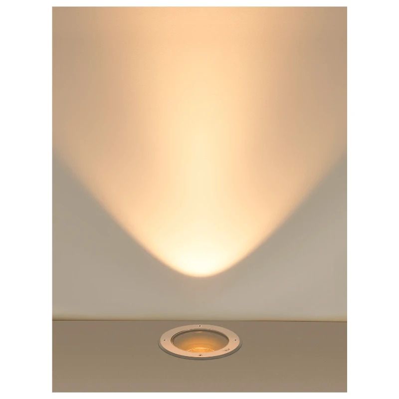 SLV LED Grondspot Ø200mm | 19W 3000K 1950lm 830 DALI Dimbaar IP65 | DASAR
