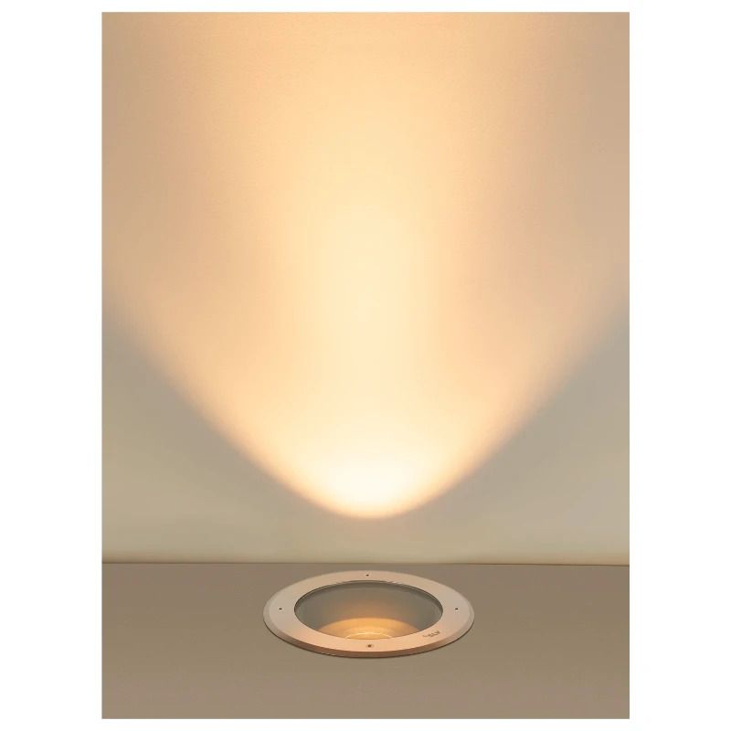 SLV LED Grondspot Ø270mm | 27W 3000K 2790lm 830 DALI Dimbaar IP65 | DASAR