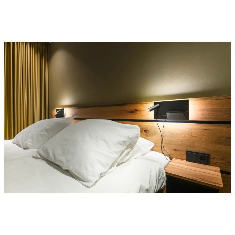 SLV LED Wandlamp | 15W 3000K 490lm 930 | IP20 Zwart | SOMNILA