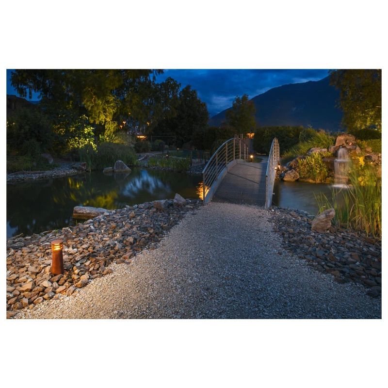 SLV LED Tuinlamp | 9W 3000K 70lm 830 | IP55 RUSTY