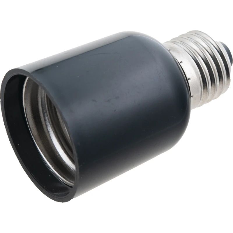 Schiefer | Adapter E27 naar E40 zwart