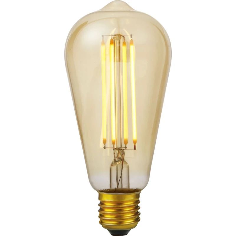 SPL E27 LED Edison Lamp | 5W Goud 2200K 220V/240V 922 | 360° Ø64mm Dimbaar