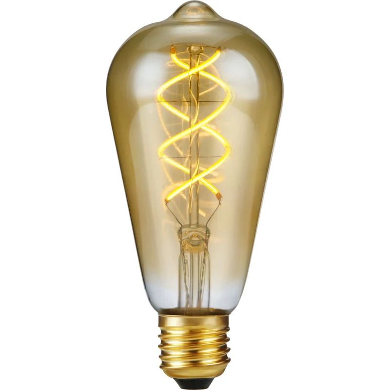 SPL E27 LED Edison Lamp | 5W Goud 2000K 220V/240V 820 | 360° Ø64mm Dimbaar