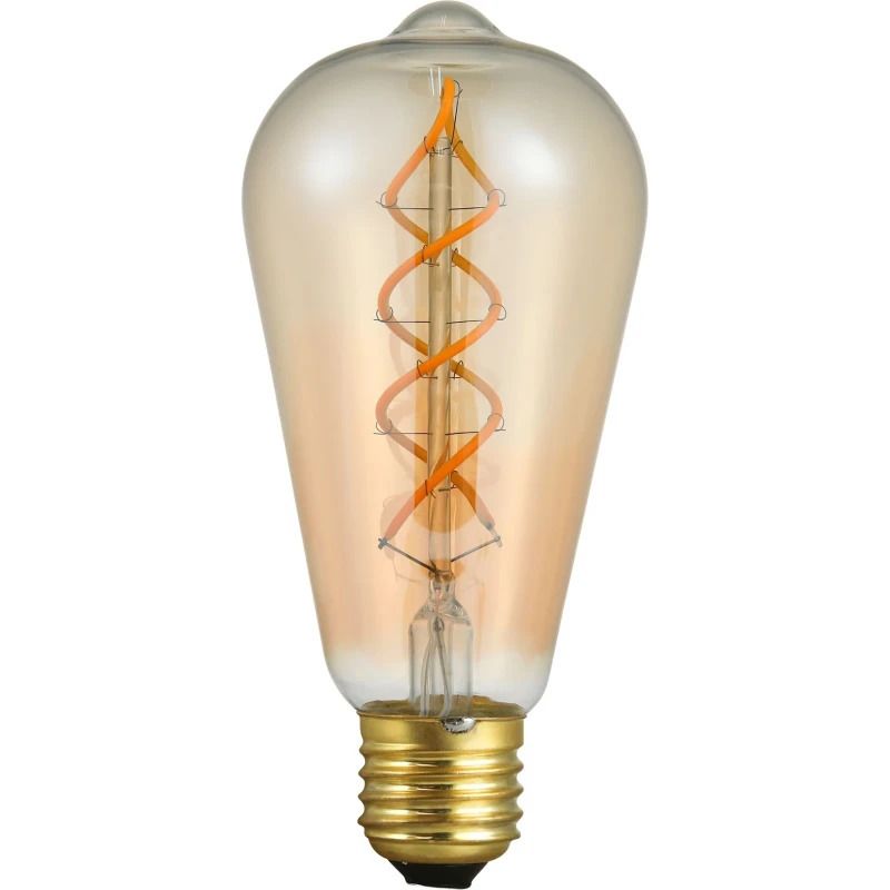 SPL E27 LED Edison Lamp | 5W Goud 2000K 220V/240V 820 | 360° Ø64mm Dimbaar