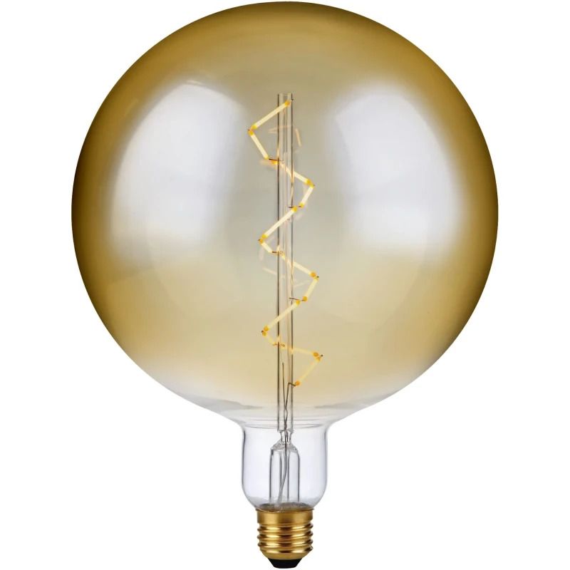 SPL E27 LED Globelamp | 6W Goud 2500K 220V/240V 925 | 360° Ø200mm Dimbaar