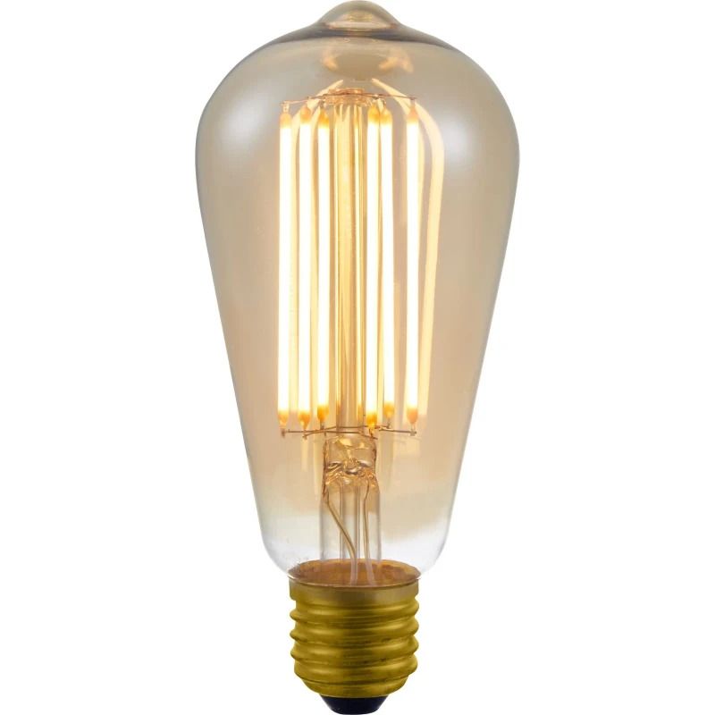 SPL E27 LED Edison Lamp | 6.5W Goud 2500K 220V/240V 925 | 360° Ø64mm Dimbaar
