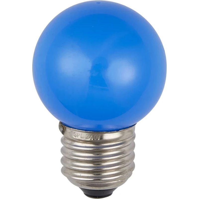 SPL E27 LED Kogellamp | 1W Blauw 220V/240V | 320°