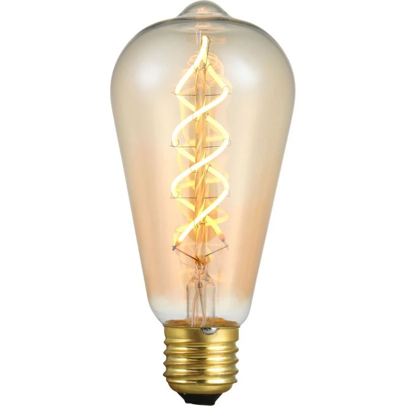 SPL E27 LED Edison Lamp | 5W Goud 2000K 220V/240V 820 | 360° Ø64mm Dimbaar
