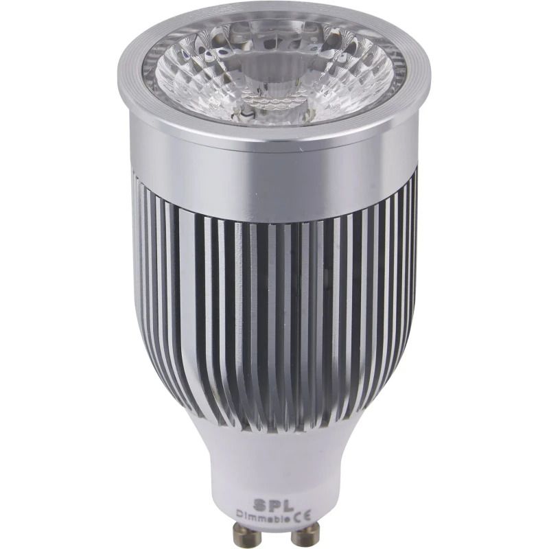 SPL GU10 MR16 LED Spot | 8W 2700K 220V/240V 827 | 38° Ø50mm Dimbaar