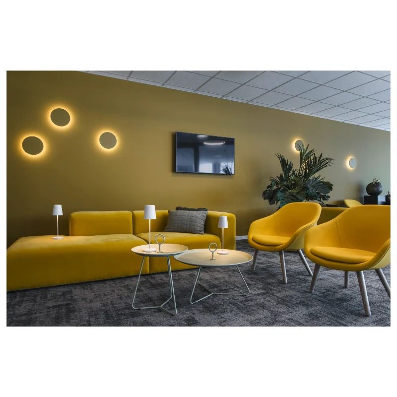 SLV LED Wandlamp | 6.5W 3000K 375lm 830 | IP20 Wit | PLASTRA