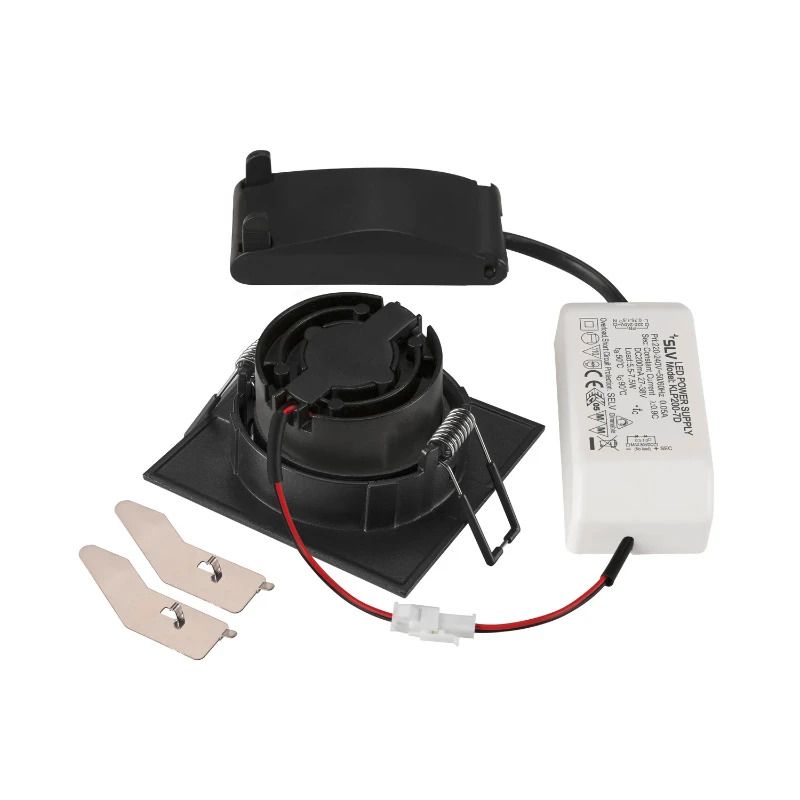 SLV LED Inbouwarmatuur Vierkant | 8.3W 2700K 705lm 927 IP20 | Dimbaar | NEW TRIA