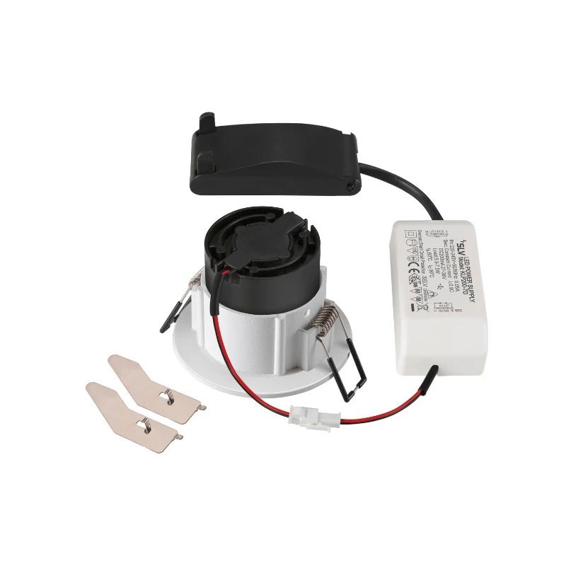 SLV LED Inbouwarmatuur Ø68mm | 8.3W 2700K 530lm 927 IP20 | Dimbaar | NEW TRIA