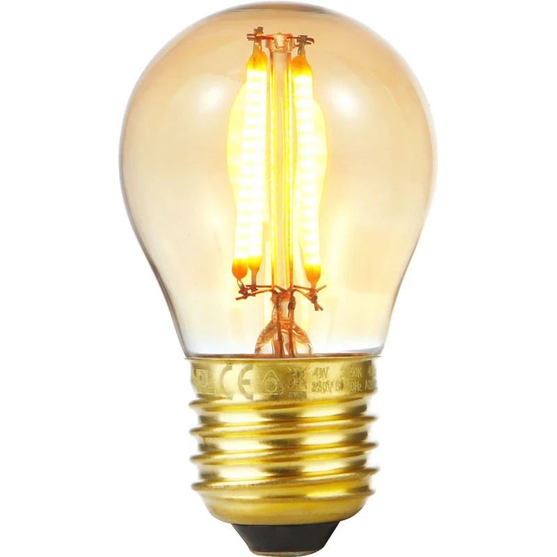 SPL E27 LED Kogellamp | 4W Goud 2200K 220V/240V 922 | 360° Dimbaar