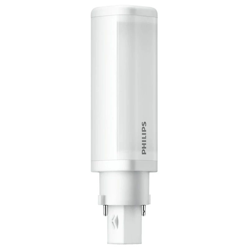 Philips G24d-1 LED Buislamp | 4.5W 3000K 220V/240V 830 | 475lm 120°
