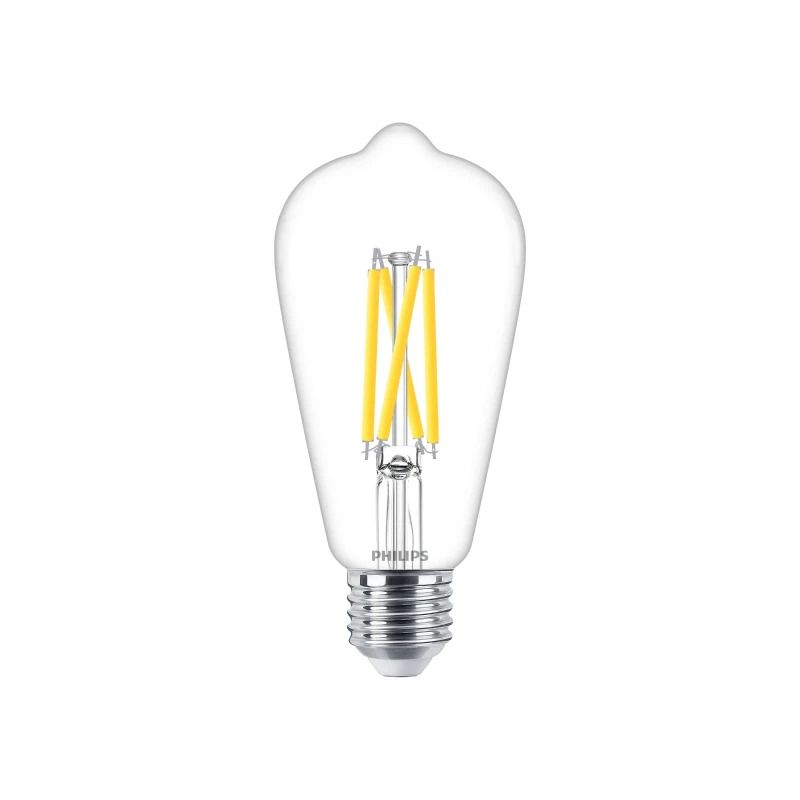 Philips E27 LED Edison Lamp | 5.9W 2200K/2700K 220V/240V 922/927 | 806lm Dimbaar