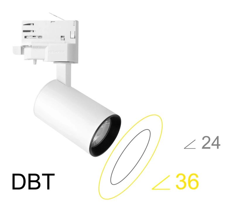 Megaman LED 3-fase spot | 12W 4000K 1000lm 840 | IP20 Wit