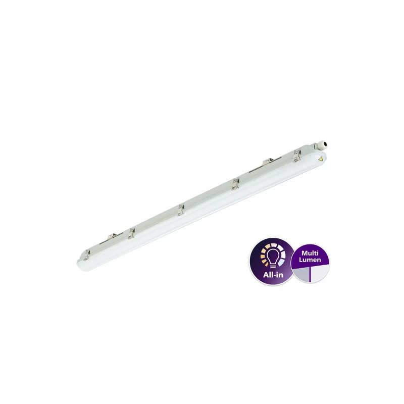 Philips LED Armatuur Waterdicht 120cm | 42W 4000K 4800Lm 840 | IP65 | Ledinaire