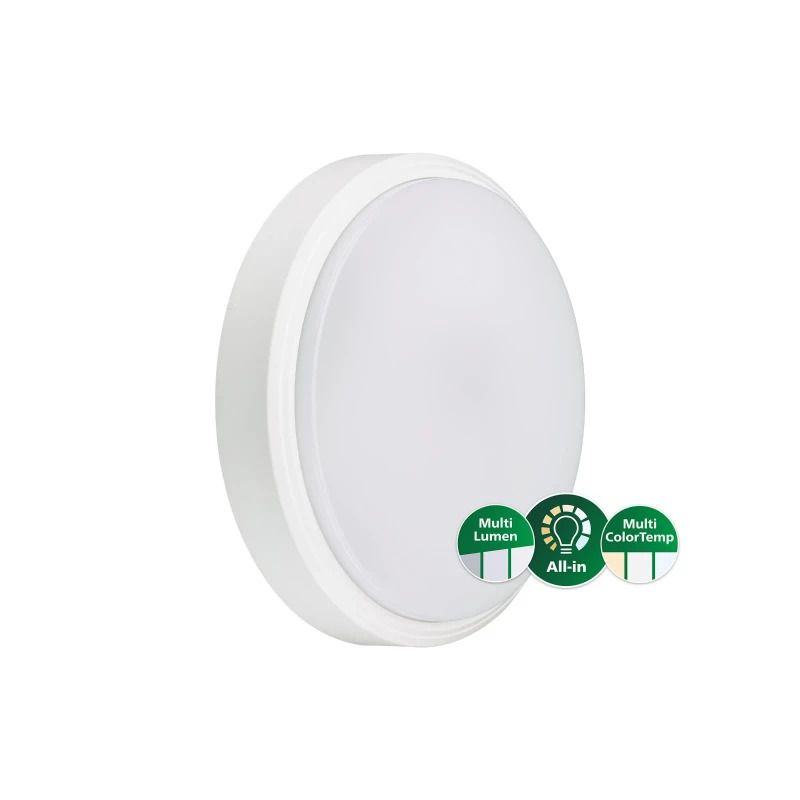 Philips LED Wandarmatuur | 33W 2700K/4000K 3300Lm 827/840 | IP65 | CoreLine