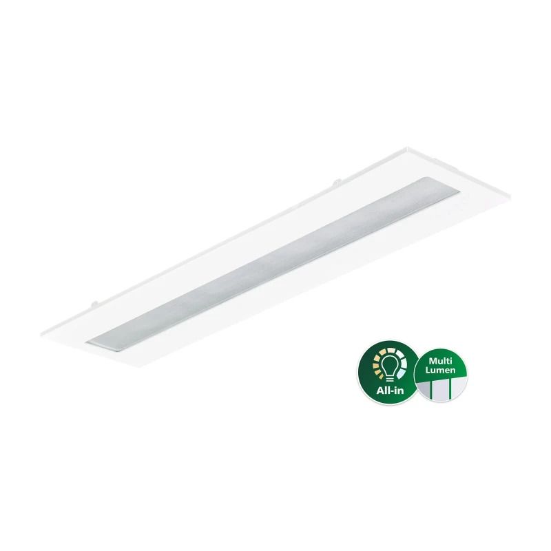 Philips LED Paneel 120X30cm | 31W 4000K 4300Lm 840 | IP20 DALI Dimbaar | CoreLine