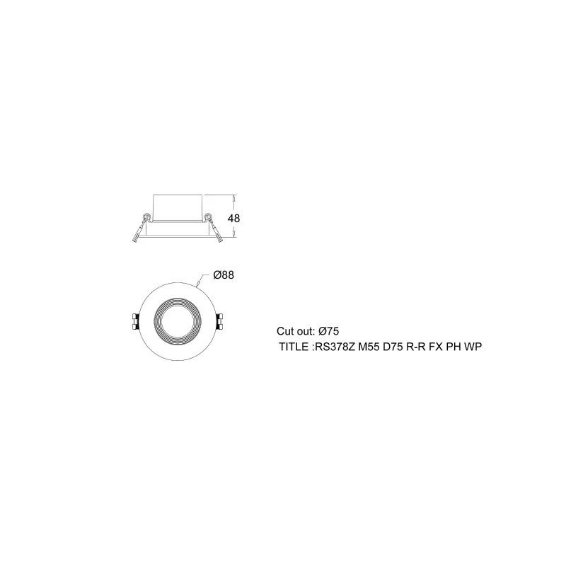 Philips Onderdeel | RS378Z M55 D75 R-R FX PH WP EU | GreenSpace Flex Accessoire