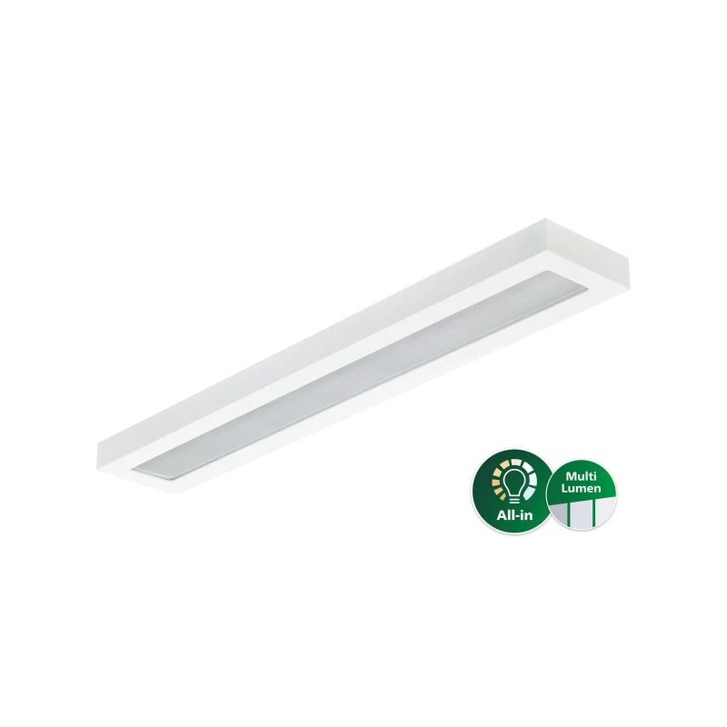 Philips LED Opbouw Armatuur | 31W 4000K 31Lm 840 | IP20 DALI Dimbaar | CoreLine
