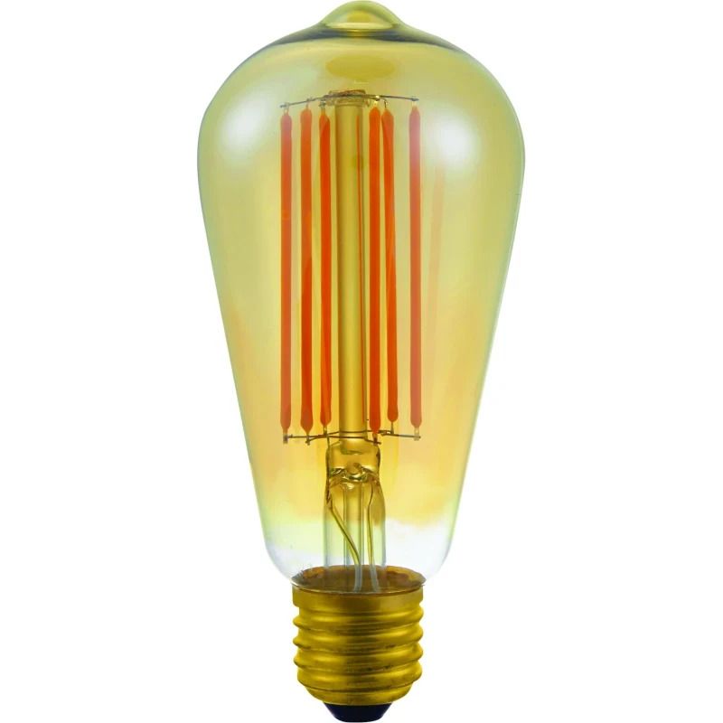 SPL E27 LED Edison Lamp | 6.5W Goud 2500K 220V/240V 925 | 360° Ø64mm Dimbaar