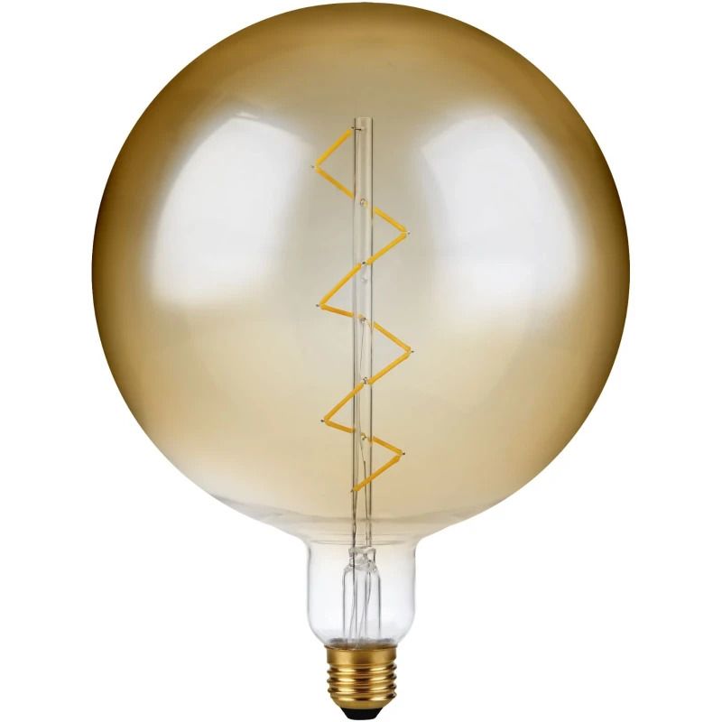 SPL E27 LED Globelamp | 6W Goud 2500K 220V/240V 925 | 360° Ø200mm Dimbaar