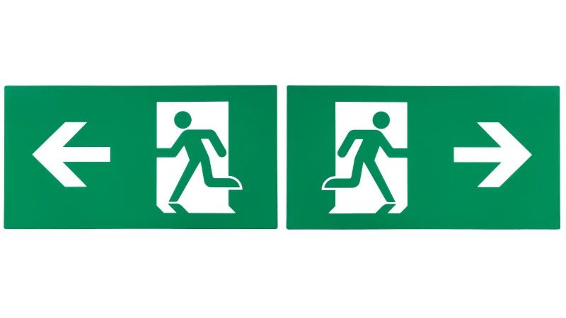 Megaman Noodverlichting Pictogram | TEMPUS PICTO.L+R 10487/88 | MM10489