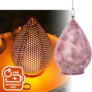 Luxform | Batterij/USB tafel/hanglamp Tripolis
