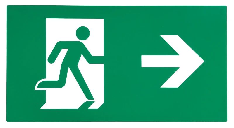 Megaman Noodverlichting Pictogram | TEMPUS PICT.RECHTS 10476 | MM10479