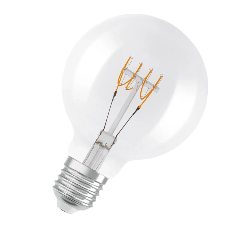 Osram E27 LED Globelamp | 4.8W 2700K 220V/240V 827 470Lm | 320° Ø95mm Dimbaar