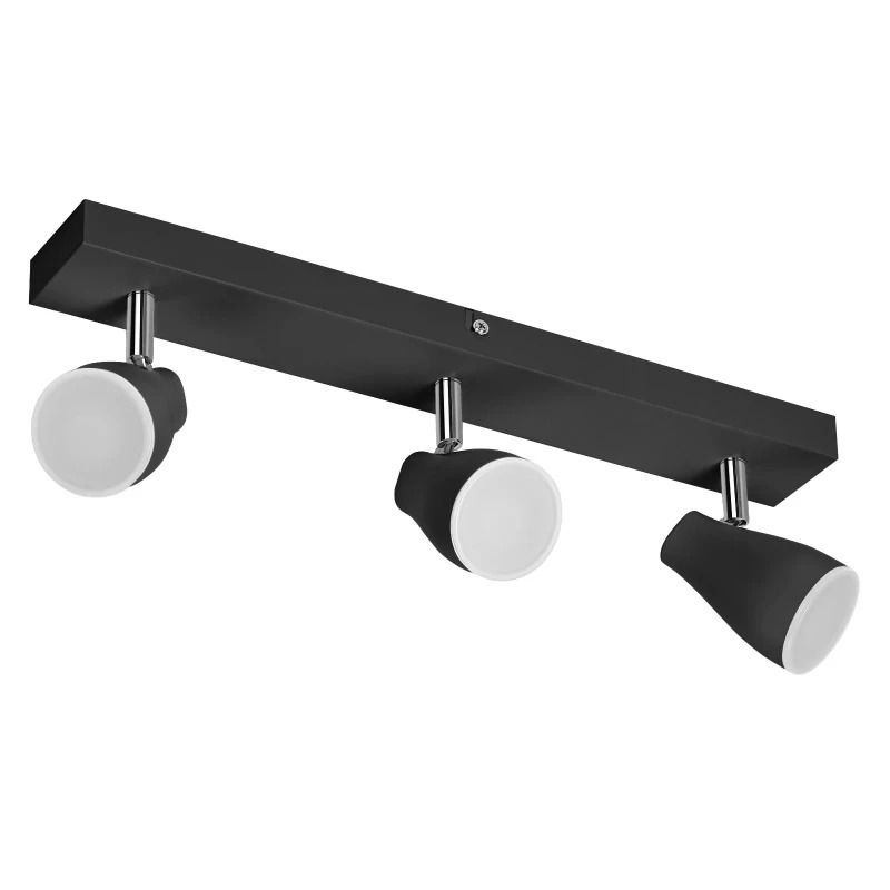 Ledvance LED Armatuur GU10 | LED SPOT PEAR BLACK 3 x 4.3W 2700K GU10