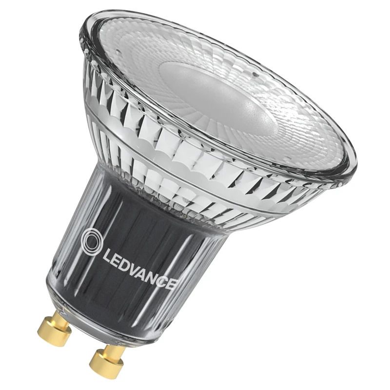 10x Ledvance GU10 PAR16 LED Spot | 7.9W 3000K 220V/240V 930 650Lm | 120° Ø50mm Dimbaar