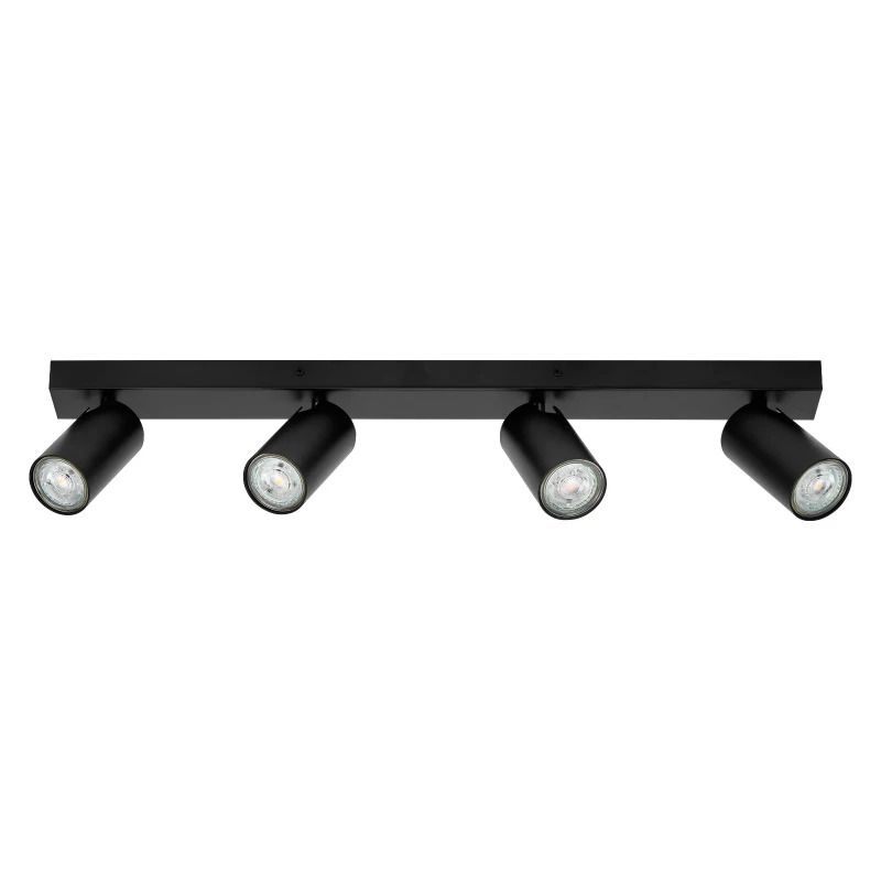 Ledvance LED Armatuur GU10 | LED SPOT OCTAGON BLACK 4x3.4W 927 DIM