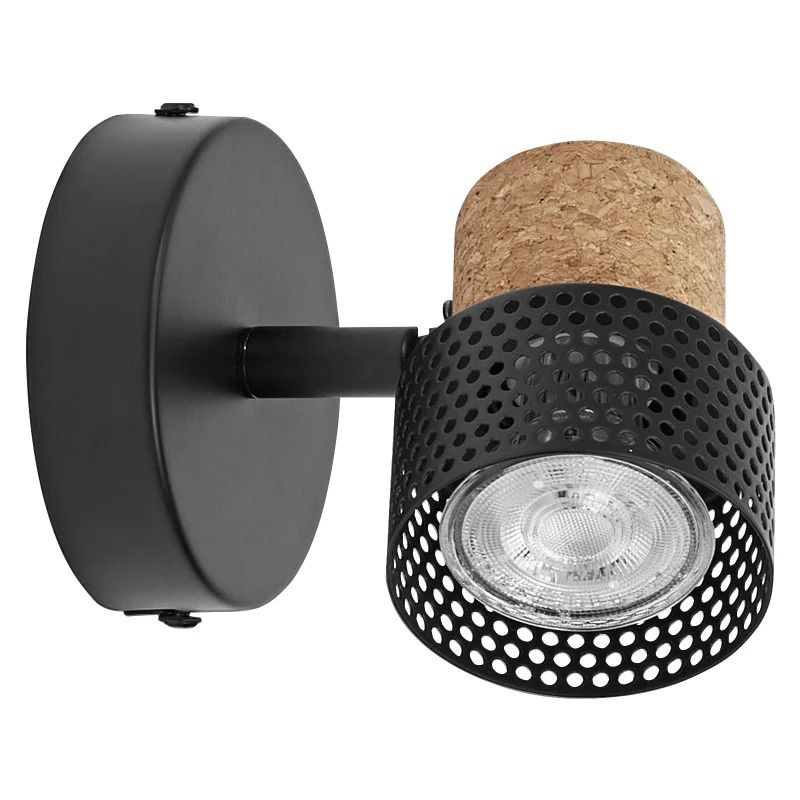 Ledvance LED Armatuur GU10 | DECOR SPOT CORK BLACK 1x3.4W 927 DIM