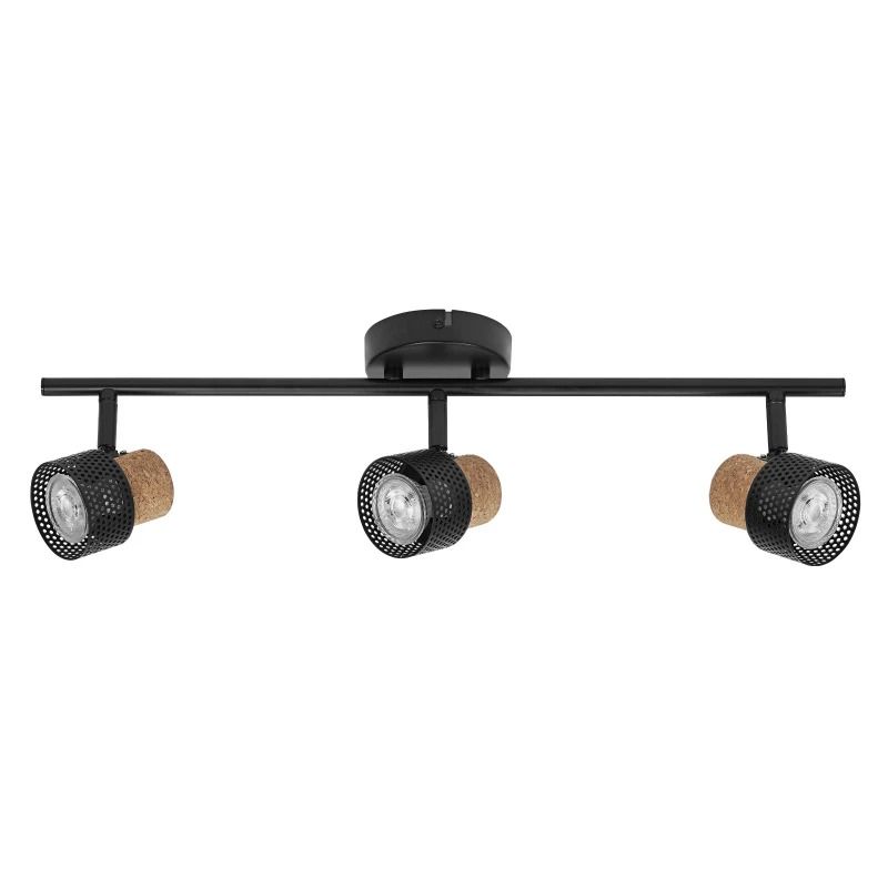 Ledvance LED Armatuur GU10 | DECOR SPOT CORK BLACK 3x3.4W 927 DIM