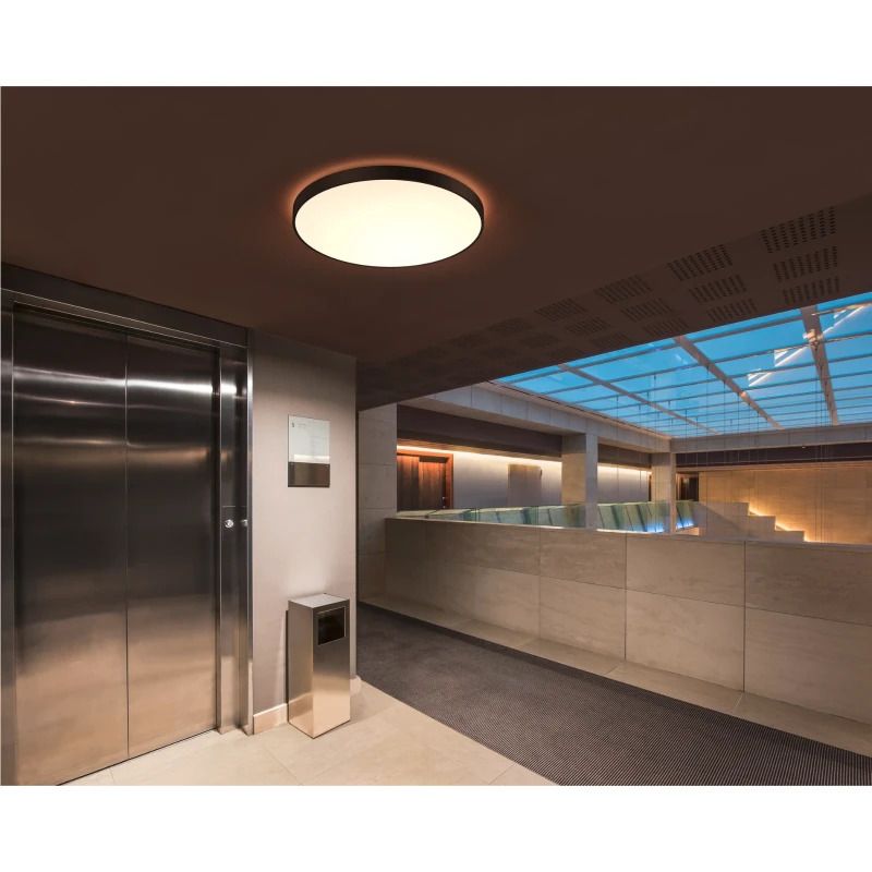 SLV LED Plafond- Wandlamp | 75W 3000K/4000K 11000lm 930/940 | IP50 DALI Dimbaar | MEDO