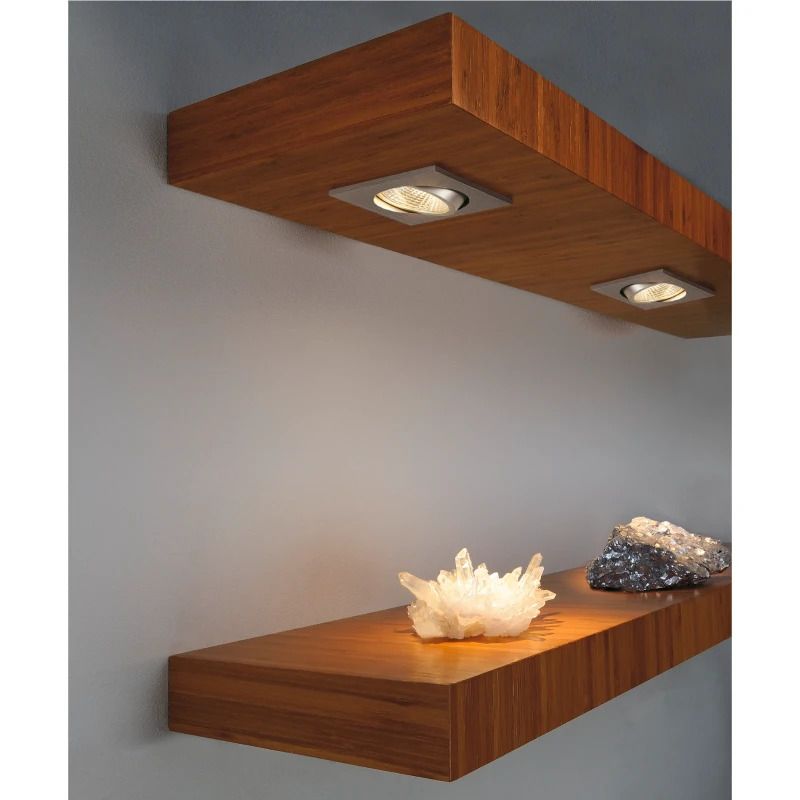 SLV LED Inbouwarmatuur Vierkant | 5.3W 3000K 300lm 830 IP20 | NEW TRIA