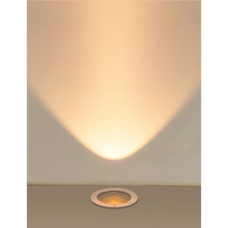 SLV LED Grondspot Ø200mm | 19W 3000K 1950lm 830 DALI Dimbaar IP65 | DASAR