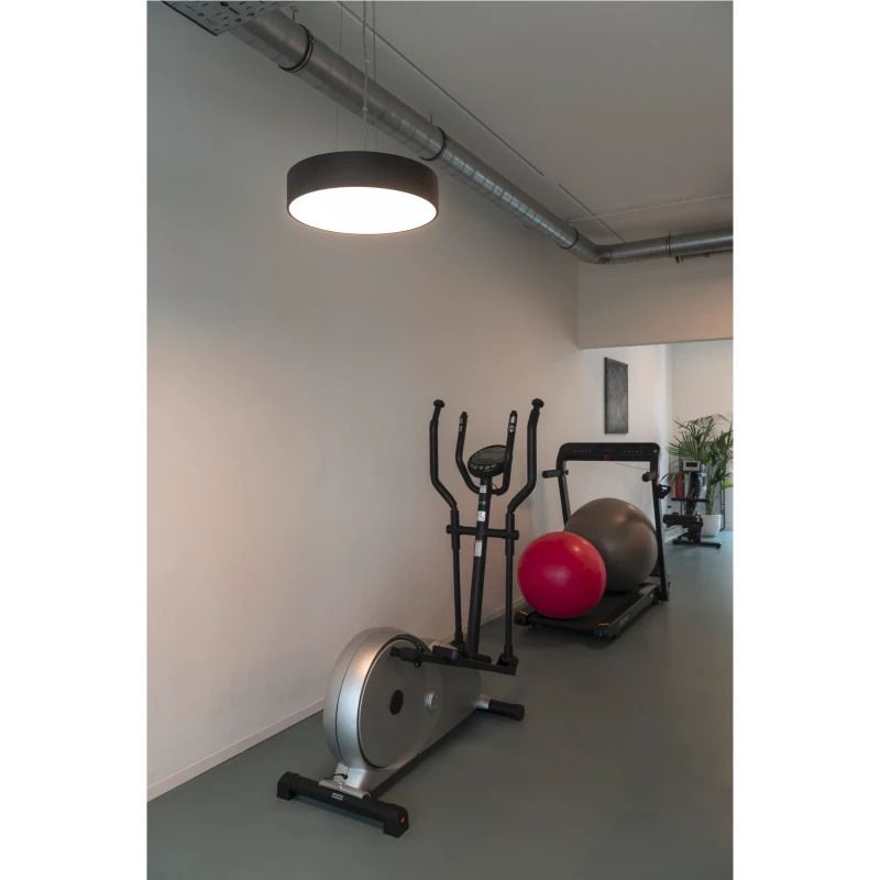 SLV LED Plafond- Wandlamp | 30W 3000K/4000K 2800lm 830/840 | IP20 DALI Dimbaar Zwart | MEDO