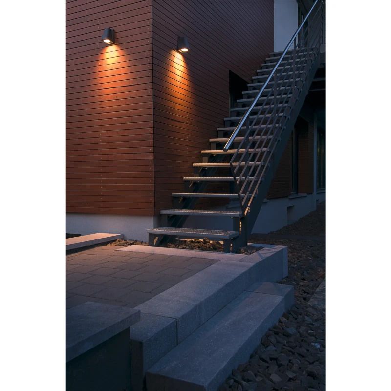 SLV LED Wandlamp | 1X GU10 Max 50W  | IP44 Dimbaar | WALLYX