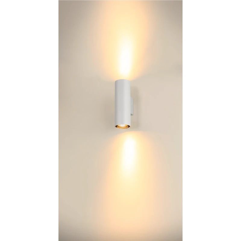 SLV LED Wandlamp | 2X GU10 Max 10W  | IP20 Dimbaar Wit | ASTO