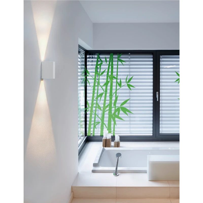 SLV LED Wandlamp | 6.4W 3000K 250lm 30 | IP44 Wit | QUAD