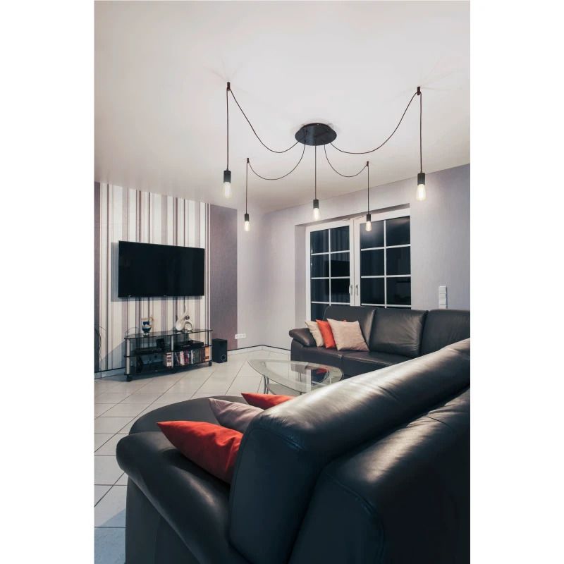 SLV Onderdeel | FITU plafondhaak | zwart | afstandhanger voor hanglampen | plafondmontage